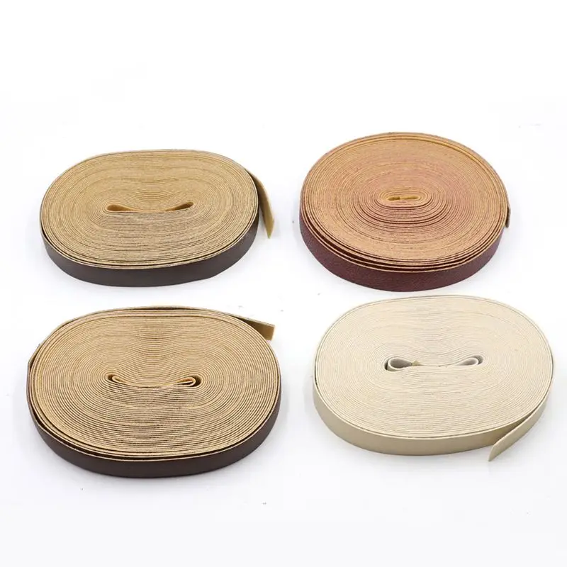 

10m Length PU Leather Strap 1.5cm Width Craft Strips Belt DIY Bag Handles Decor H8WD