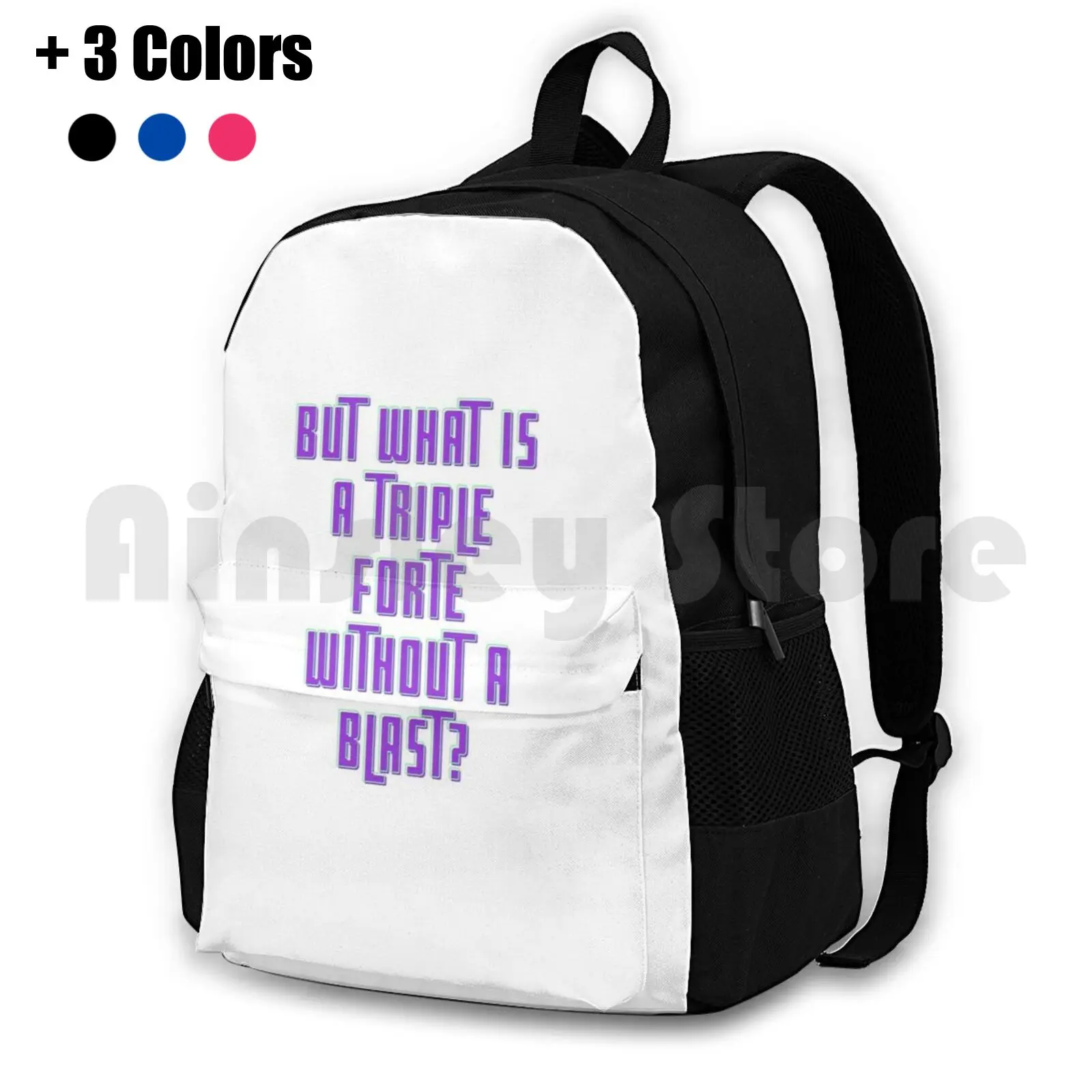 

Triple Forte Blast Outdoor Hiking Backpack Waterproof Camping Travel Triple Forte Blast Band Band Quote Quote Funny Funny Quote