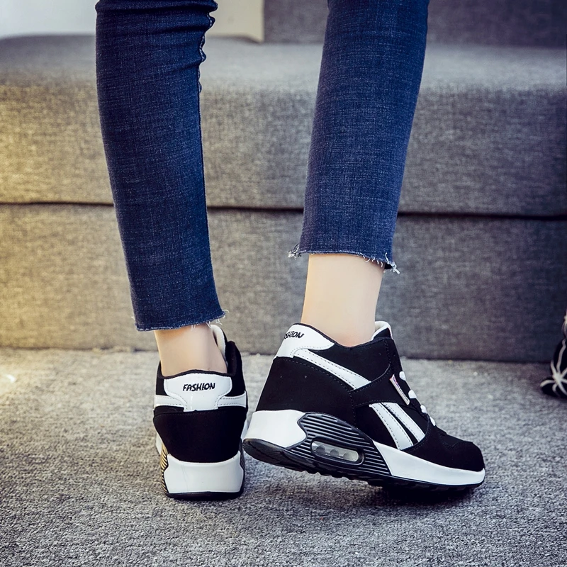 Женские теннисные туфли ссветильник кожаные кроссовки с воздушной амортизацией