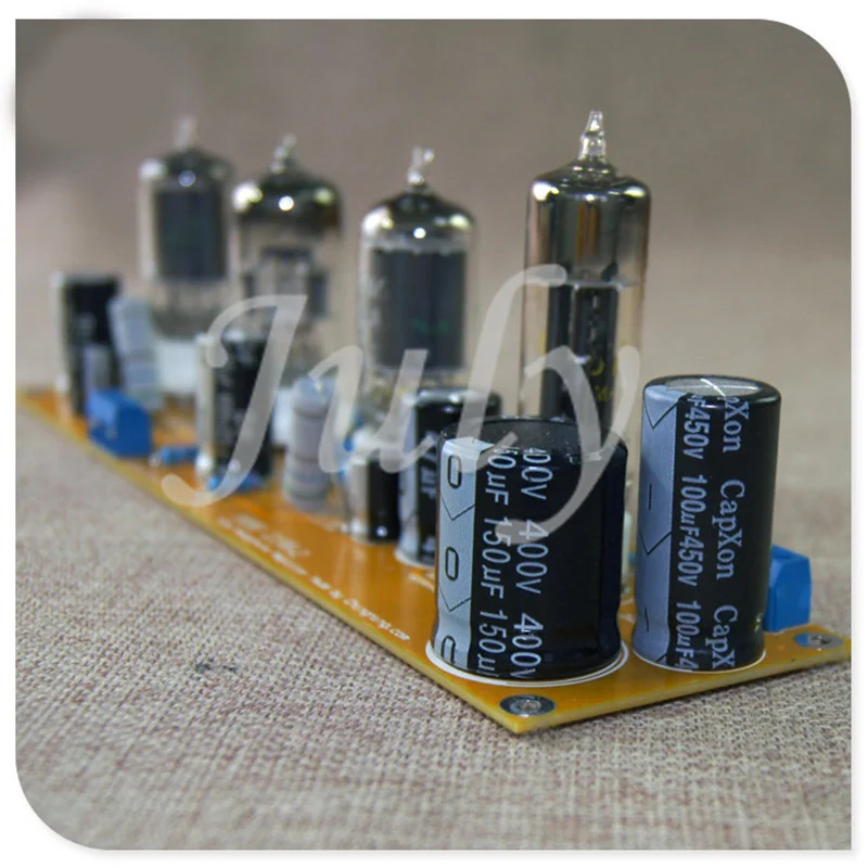 Готовая панель 6DJ8 + 5686 tube amp 6X4 баф желчи частотная характеристика: 20-22 кГц (+ -1 дБ) |