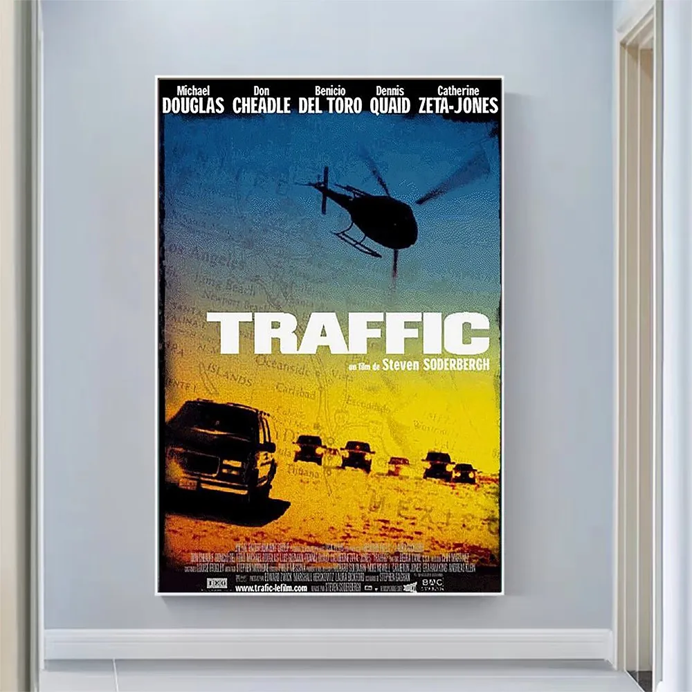 2790 трафик (2) Винтаж, классическое кино ткань HD постер художественный подарок для украшения дома