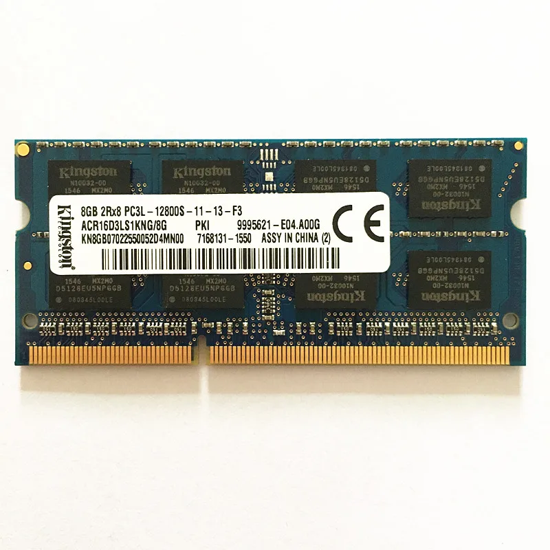 kingston ddr3 memoria rams 8gb 1600mhz ddr3 laptop memory 8gb 2rx8 pc3l 12800s 11 ddr3 1600 8gb ram free global shipping