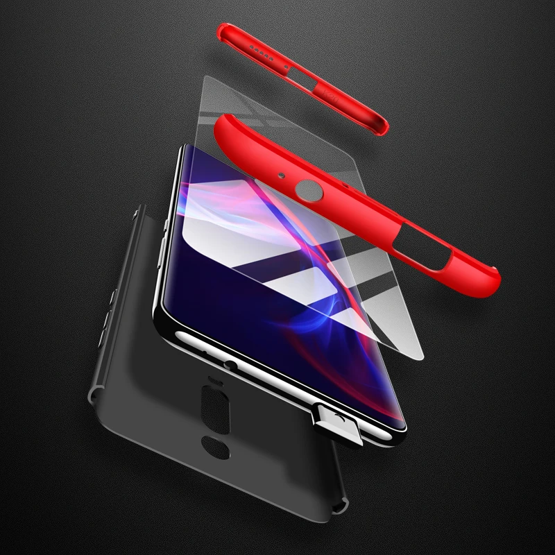 For Xiaomi Mi 9T 360 Case Mi9T Pro Colored 360 Full Protected Cover Hard Case for Xiaomi9T Pro 9TPro Cover with Glass Protector