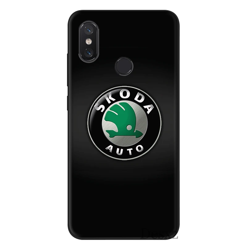 B2 Силиконовый для мобильных телефонов Чехол для XiaoMi 9T CC9 E A3 Pro Mi 9T CC9 E A3 Pro MAX, возраст 3, 6, 8, 9, F1 A1 A2 5X 6X Lite Полное покрытие для автомобиля Skoda логотип мешок - Цвет: B2