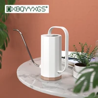 long mouth watering kettle succulent plants garden supplies home plastic transparent watering can simple geometric design