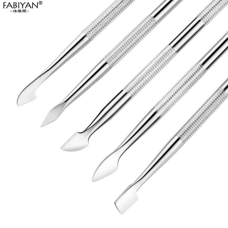 Дизайн ногтей омертвевшая кожа Толкатель для кутикулы удаления двухсторонней