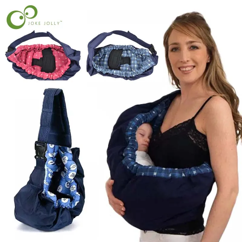 

Newborn Baby Carrier Swaddle Sling Infant Nursing Papoose Pouch Front Carry Wrap Pure Cotton Breastfeed Feeding Carry Bag