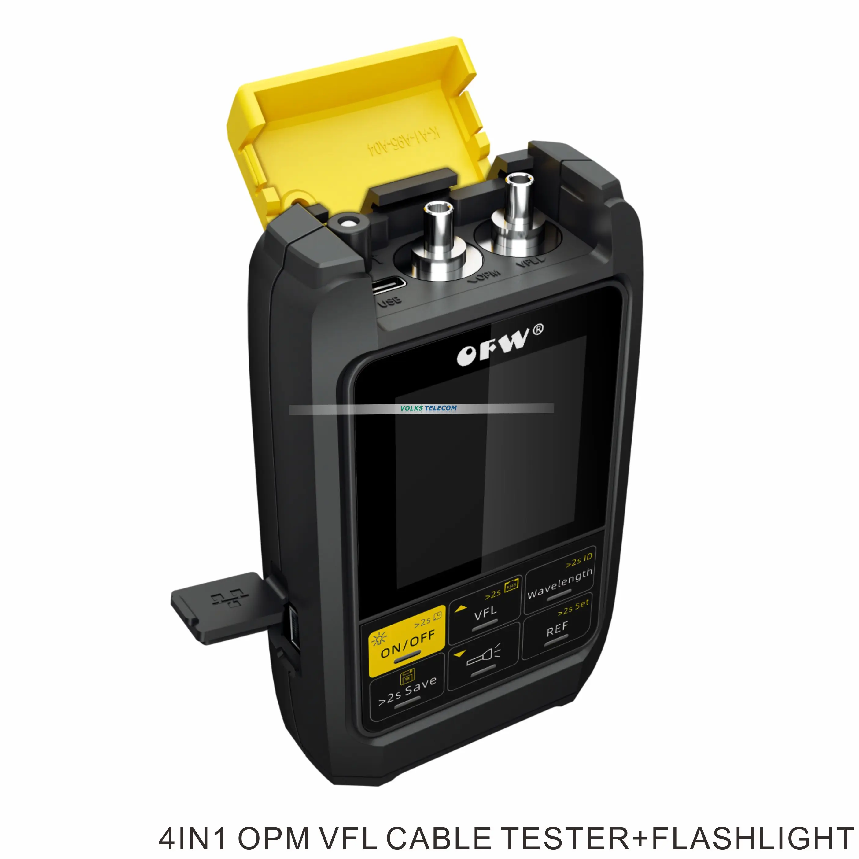 4-в-1 измеритель оптической мощности аккумуляторной батареи Визуальный