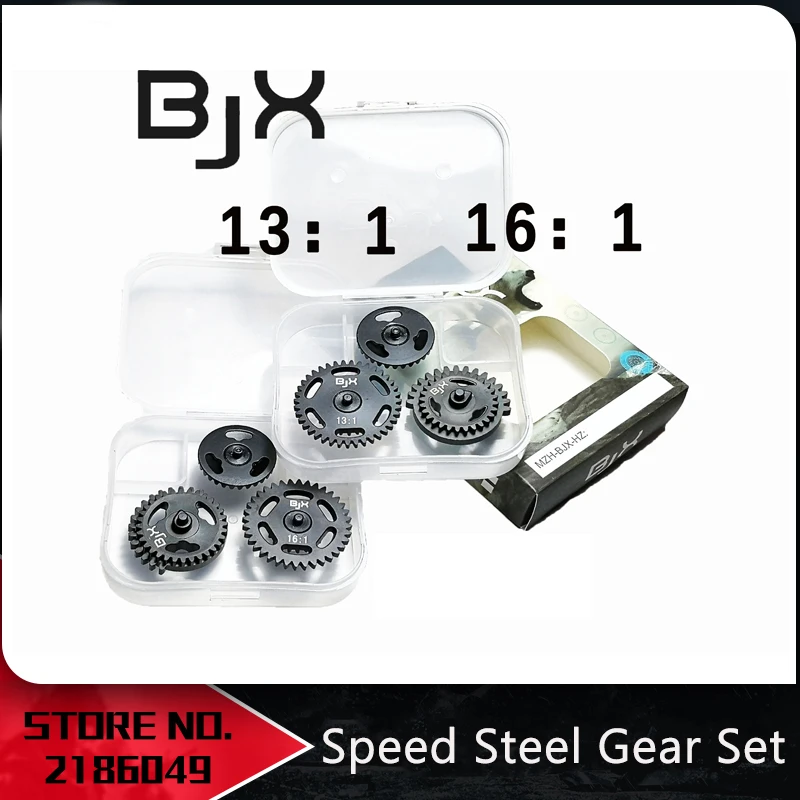 

18:1 Torque Speed Steel Gear Set for Ver.2/3 M4 AEG JinMing8 JinMing9 JiQu 416 Airsoft Gel Blaster Gearbox Paintball Accessory