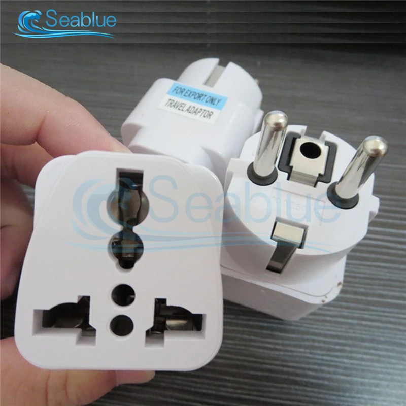 1 шт. Универсальный адаптер питания с вилкой европейского стандарта дорожный для