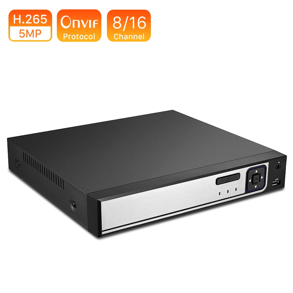 

Сетевой видеорегистратор CCTV, 16 каналов, 5 м, 8 каналов, 4 МП, 4 канала, 5 МП, H.265/ H.264, с датчиком движения, сетевой видеорегистратор, FTP ONVIF для IP-кам...