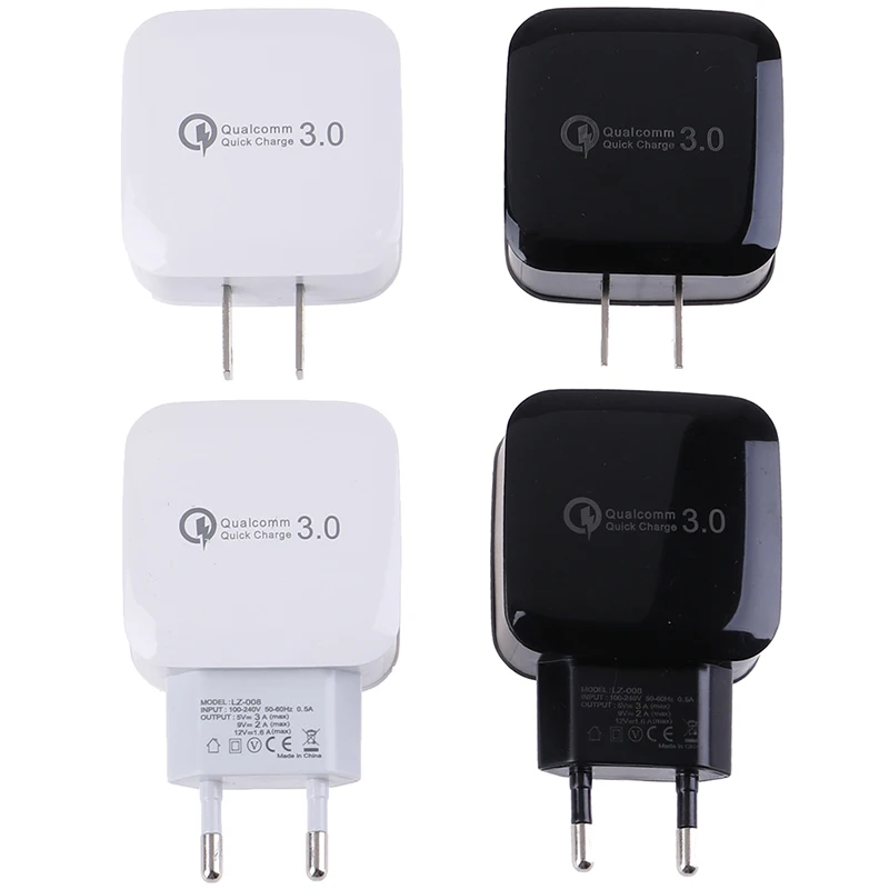 QC 3 0 быстрое зарядное устройство USB для iPhone X XS 6 8 samsung huawei Xiaomi IPad Tablet портативное