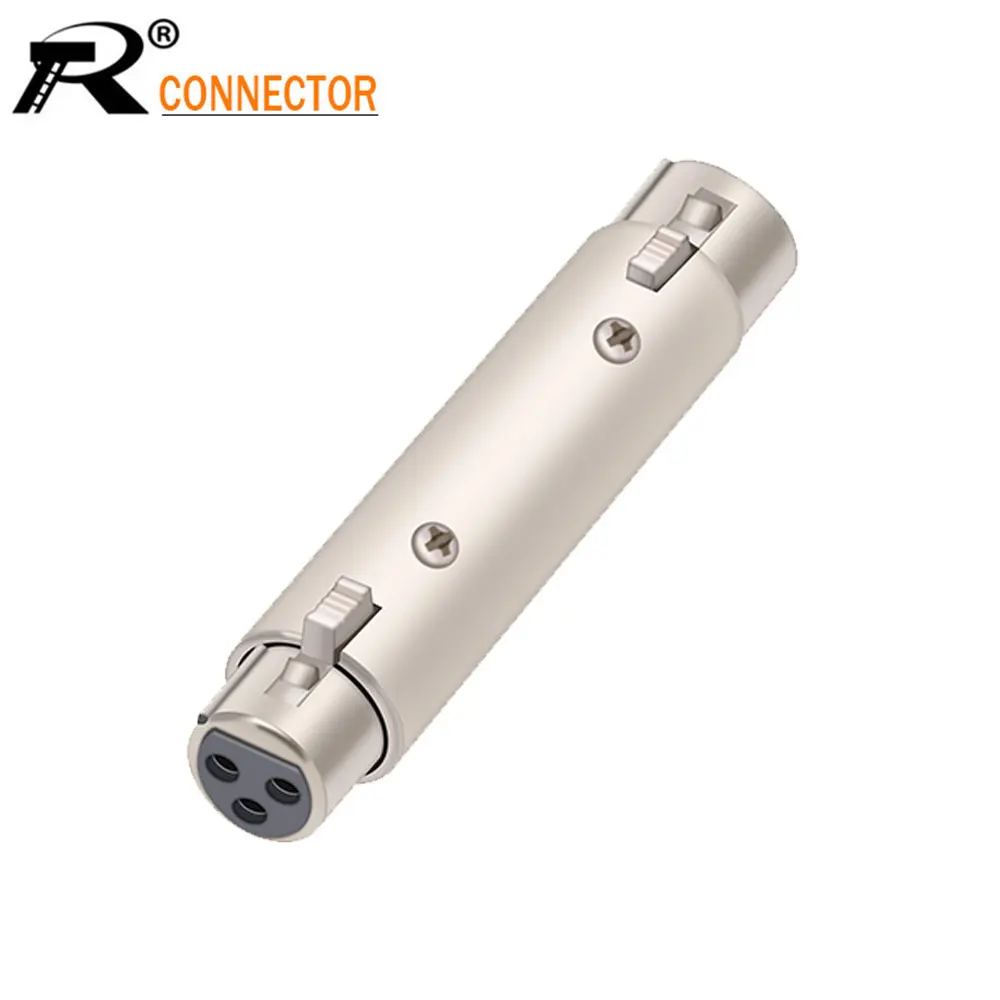 

1 шт. 3Pin XLR папа к XLR папа сим-карта и адаптеры Аудио Микрофон питания микрофон для разъема адаптера