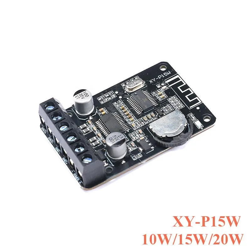 XY-P15W 10W/15W/20W/30W/40W Плата усилителя мощности модуль стерео Bluetooth-совместимый 5 0 12V/24V