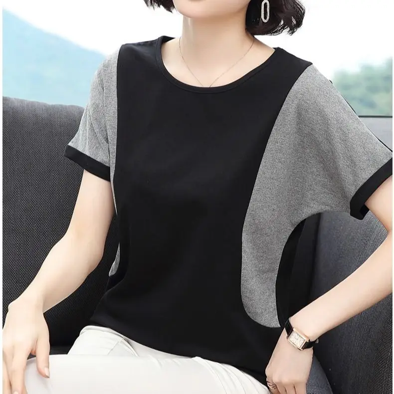 

Summer New Fashion T shirt Women VOGUE letter print Harajuku Tshirt O-neck Short Sleeve T-shirt White Tops Female