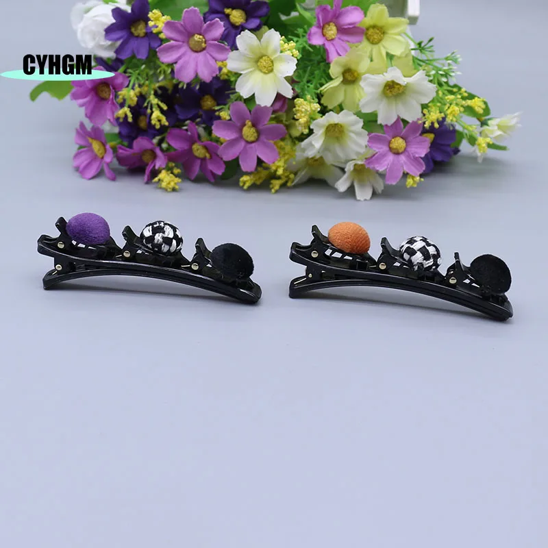 Оптовая продажа новые милые заколки для волос девочек Черные повязка на голову