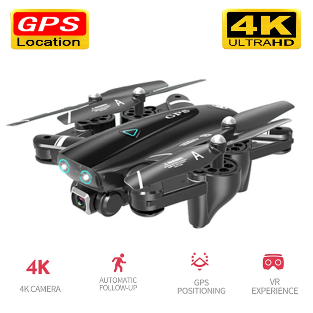 Профессиональный Дрон 4k HD камера GPS Wi-Fi FPV 1080P без сигнала возврат