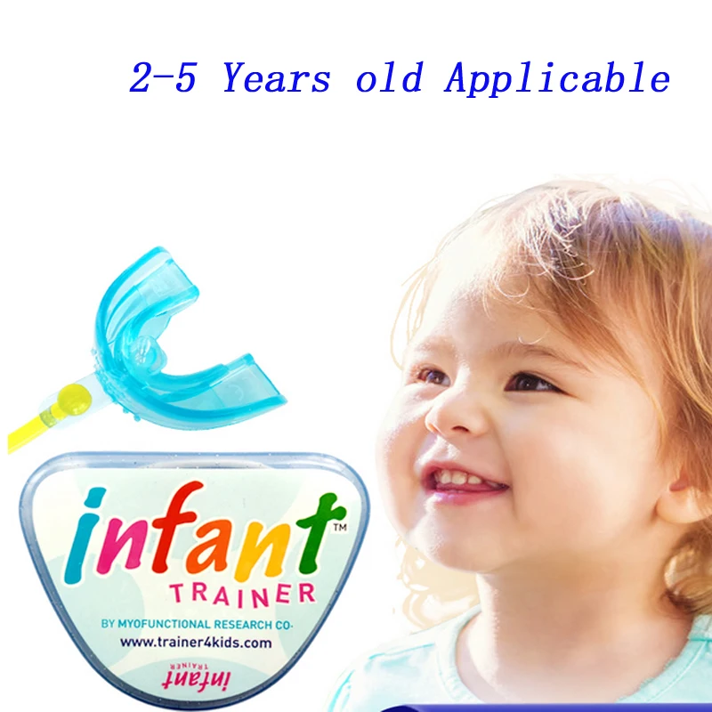 

Hot selling Myobrace Children Orthodontic Teeth trainer Infant Blue Australia Myobrace infant Trainer Pink Soft