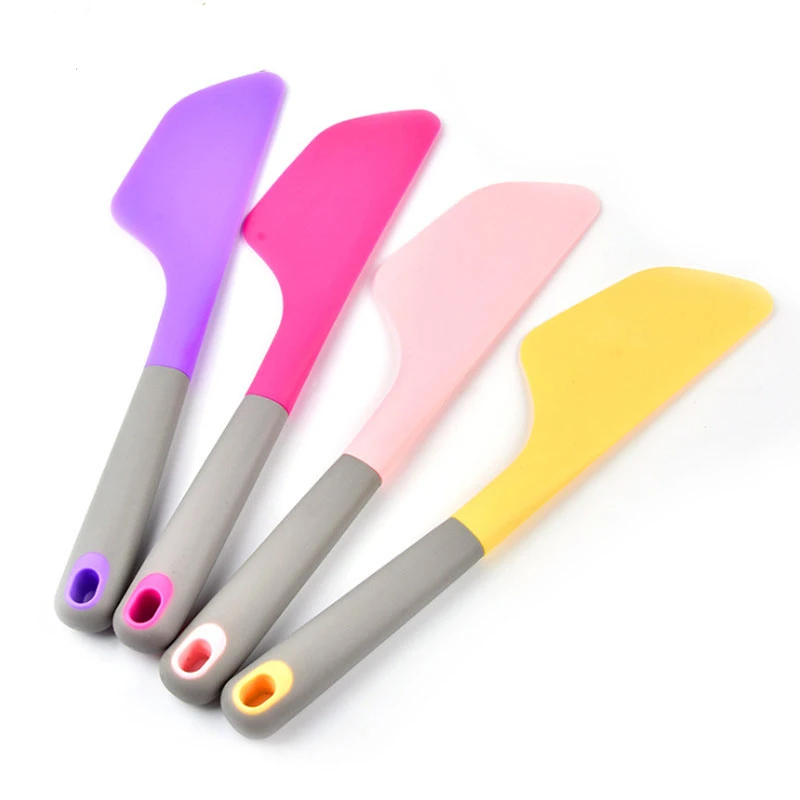 

Omelette Spatula Kitchen Omelet Turner Silicone Non-stick Omelette Scraper Silicone Pigment Scraper with Non Slip Grip