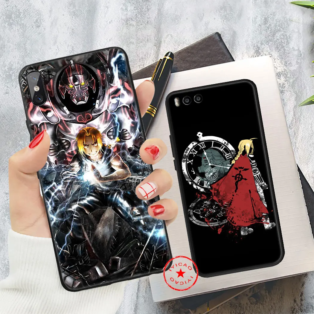 Fullmetal Alchemist Soft Case for Xiaomi Mi 10 9 8 A3 A2 9T Pro Lite SE A1 CC9 CC9E 5X 6X |