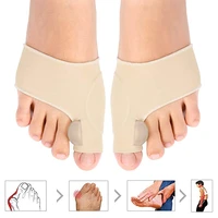 2pcs1 pair hallux valgus bunion corrector toe separator orthotics feet bone thumb adjuster correction pedicure sock straightene
