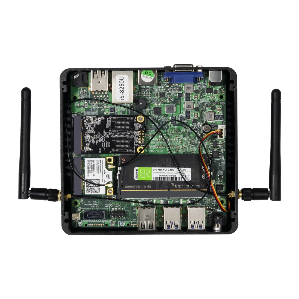 8th Intel Core Мини ПК i3 8130U i5 8250U i7 8550U Windows 10 DDR4 Gigabit Ethernet 300 м Wi-Fi, 8xusb HDMI VGA 4 к HTPC NUC