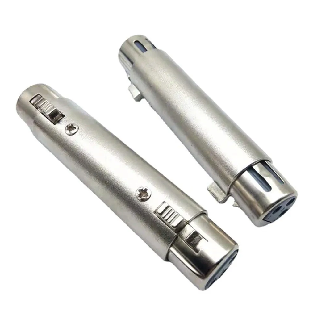

3-Pin XLR Female To Female Coupler Audio Microphone Cable Adapter Connector 3-Pin XLR Jack Audio Electronics Connections