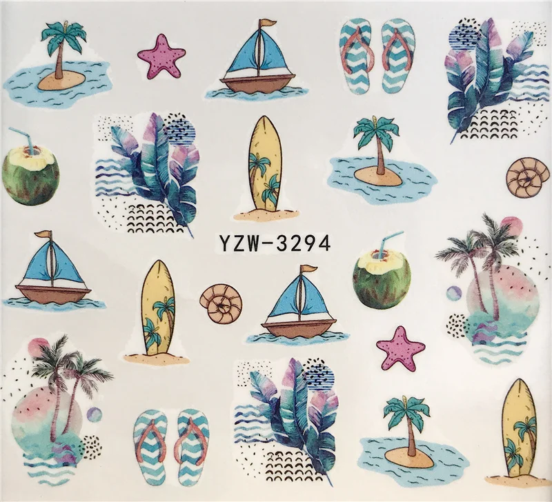 32 дизайна на выбор, для дизайна ногтей, Рождественская наклейка, переводная наклейка, сделай сам, слайдер, обертывание, бумага для ногтей, украшение, маникюр