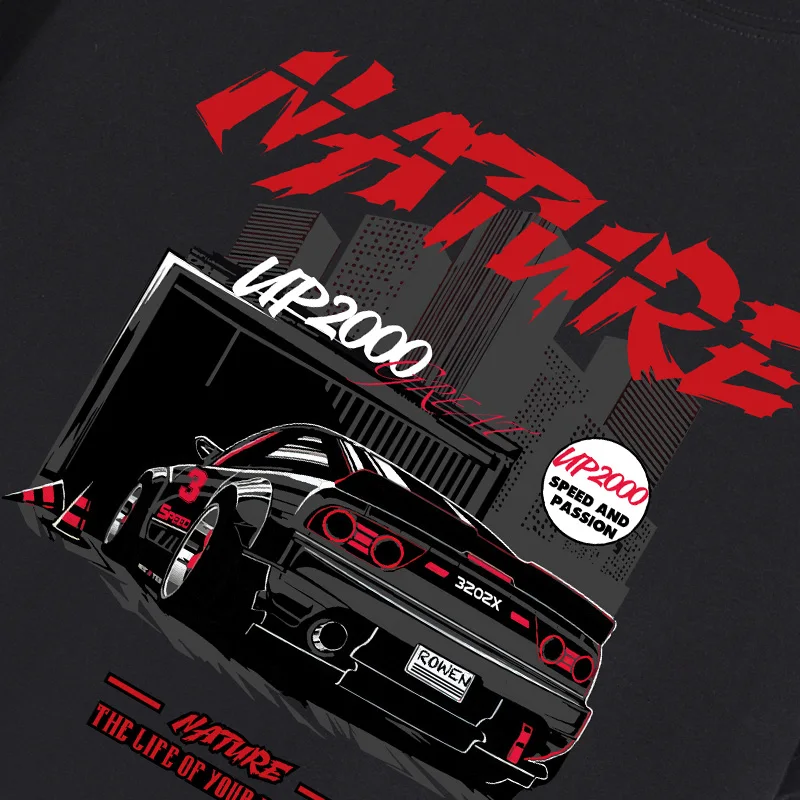 Футболка BGJS мужская с коротким рукавом Модная хлопковая Повседневная тенниска