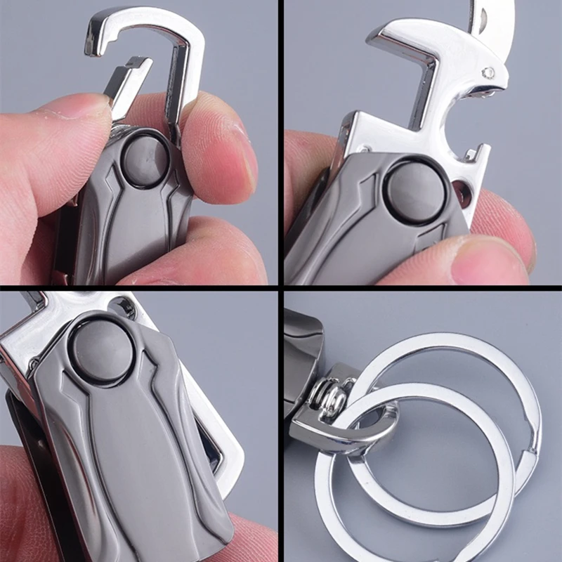 

Fingertip Gyro Function Multi-car keychain, Men's Waistband Keychain
