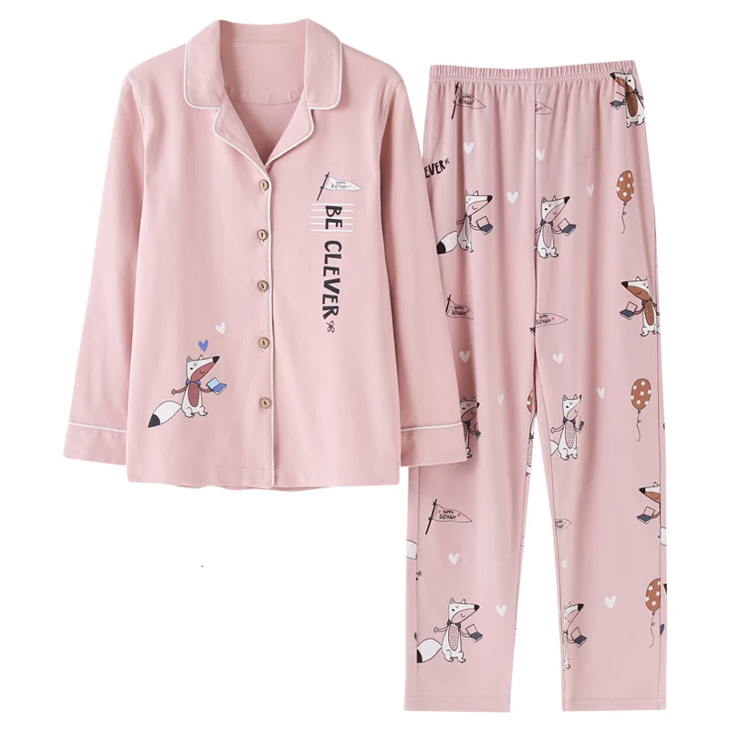 

Розовая Женская пижама, повседневный домашний костюм большого размера, женская пижама, свободная ночная рубашка большого размера, Хлопкова...