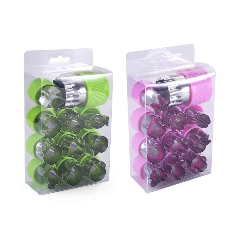 12 шт./компл. устройство резки овощей и фруктов пресс формы в форме цветка из