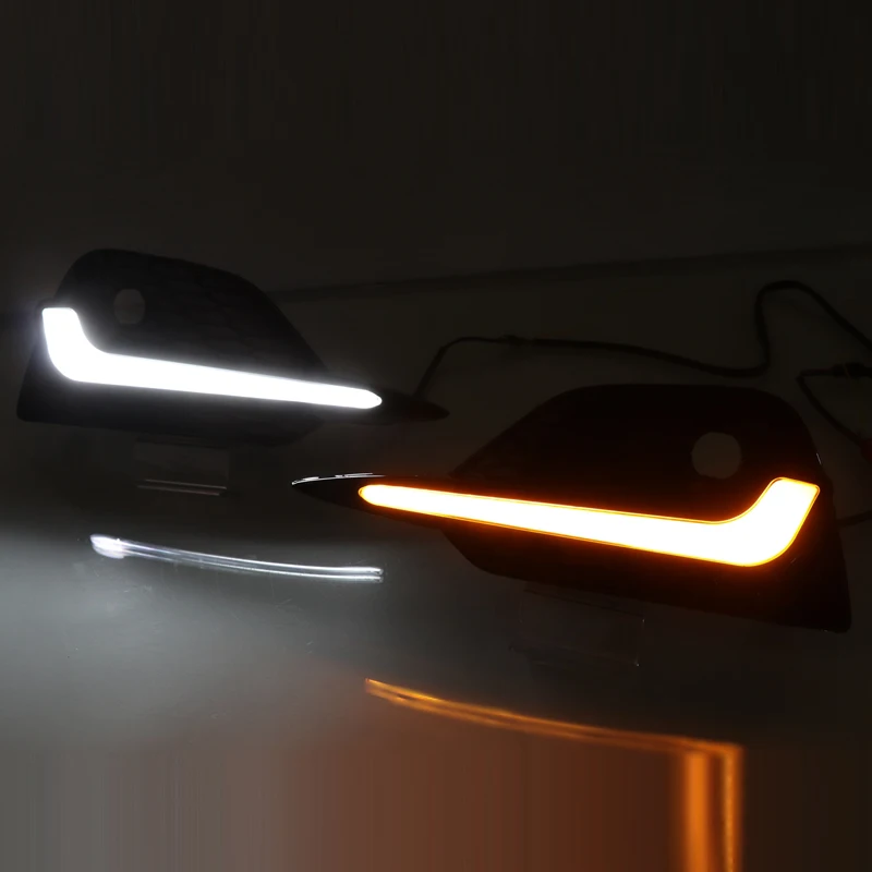 2 шт. Светодиодный дневной светильник для Nissan Qashqai 2019 2020 динамического отложным