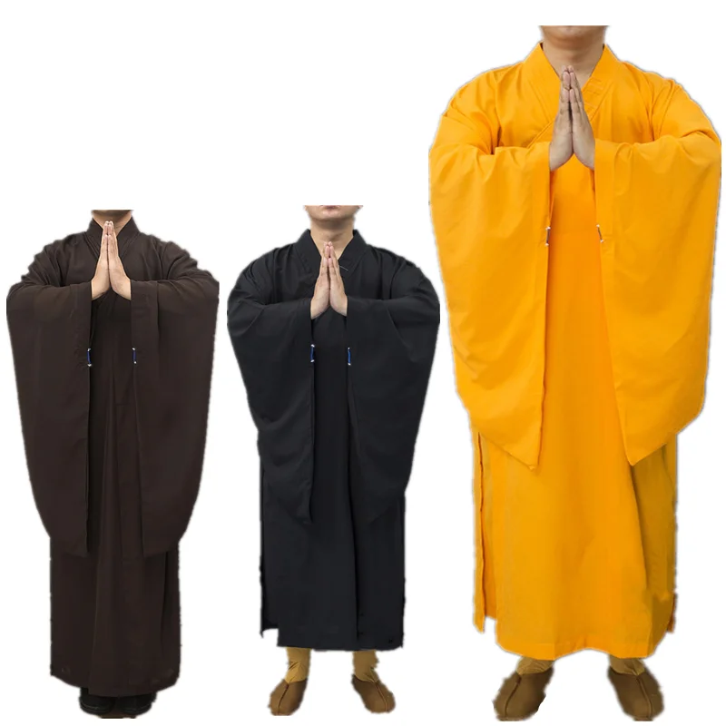 Буддийская одежда унисекс монах халат дзен медитация дужки шаолина форма кунг фу