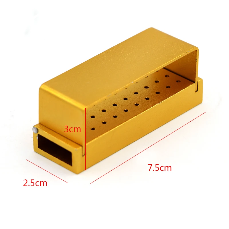 Набор из 2 стоматологических алмазных дрелей блок для дезинфекции