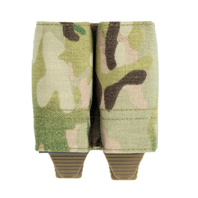 Tactical Kywi 9mm + 9mm Dual Magazine Bag MOLLE System Auxiliary Package With K-Plate Lining
