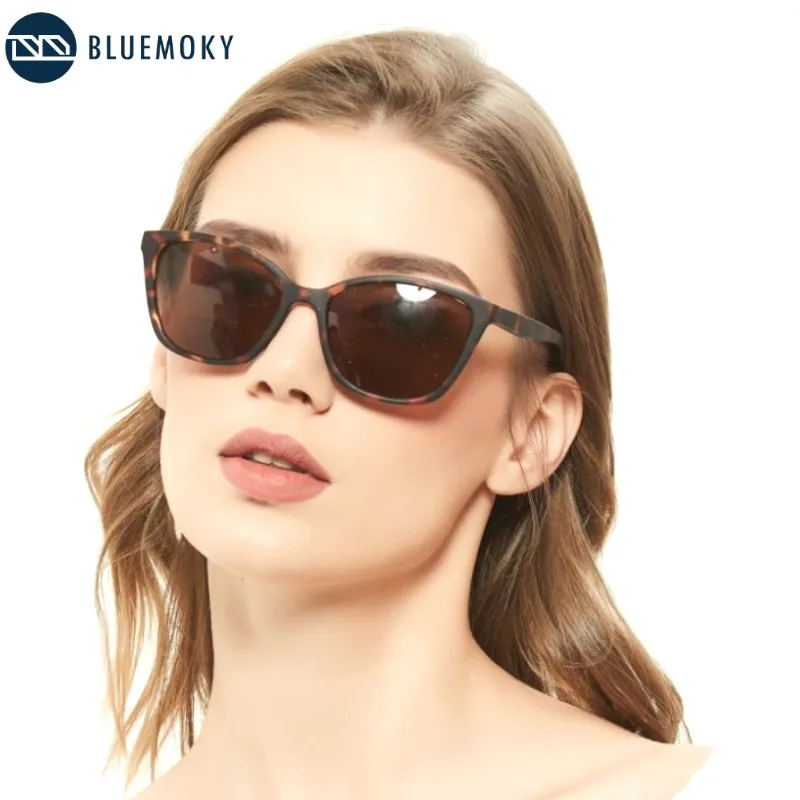 

BLUEMOKY Retro Cat Eye Bifocal Reading Sunglasses Women Men Presbyopia UV400 Goggles Sunglasses with Diopters Reader Eyewear