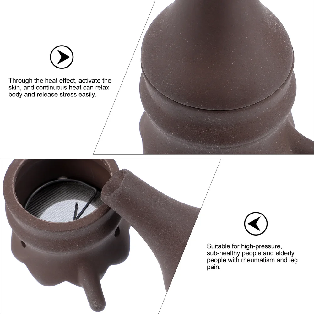 

1pc Moxibustion Can Moxibustion Jar Portable Scraping Cup Moxibustion Supply