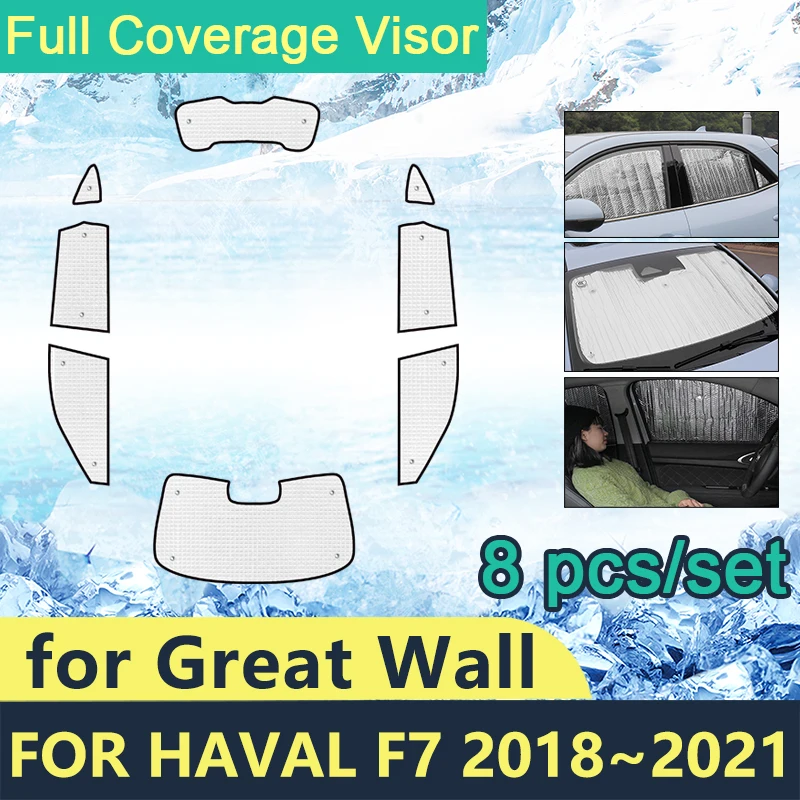 

Full Covers Sunshades For Haval F7 2018 2019 2020 2021 Car Windshields Accessories Visor Parasol Sun Protector Windscreen Side