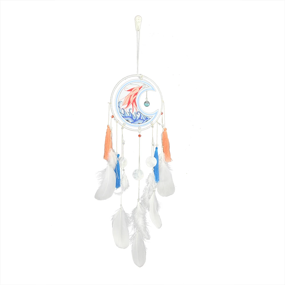 Вышивка в китайском стиле музыкальные колокольчики Феникс Ловец снов для