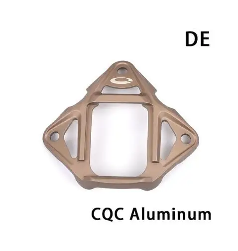 DE WADSN CQC алюминиевый трехотверстие NVG Крепление Адаптер шлем VAS кожух тактические страйкбольные шлемы военные охотничьи крепления и аксессуары - Цвет: DE