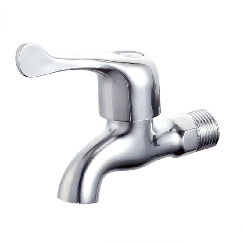 

Household in-wall single-cold quick-opening faucet universal kitchen wash basin sink faucet stainless steel wrench type faucet