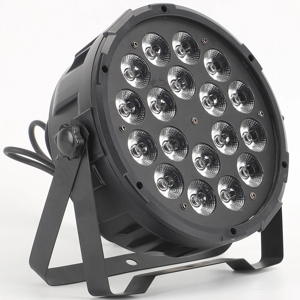 Светодиодный сценический прожектор par 18x12w dj светодиодный dmx rgbw цветной