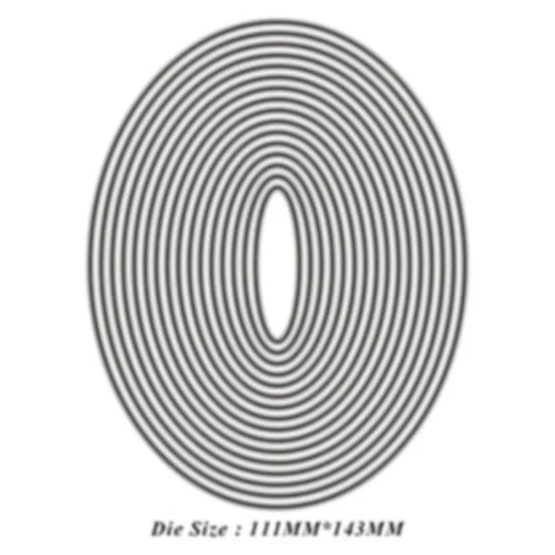 Овальная рамка задней панели комплект металлический Трафаретный вырубной Штамп