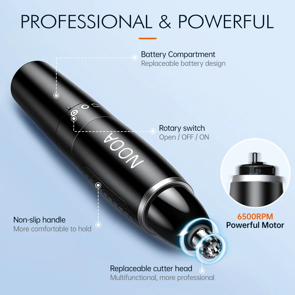 Триммер NOOA для мужчин с функциями удаление волос в носу и ушах стрижка бровей