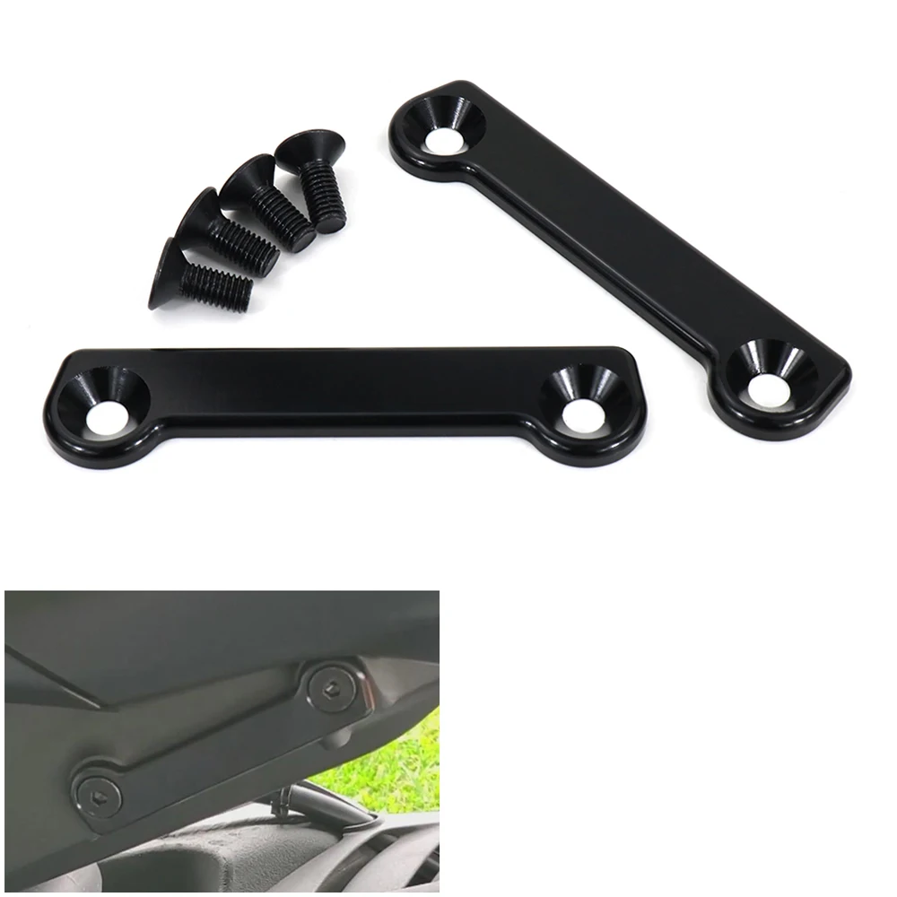

CNC Rear Passenger Peg Holes Cover Footpeg Removal Plate Fit For KAWASAKI Ninja ZX-6R 2009-2012 ZX-6R ZX636 2013-2021
