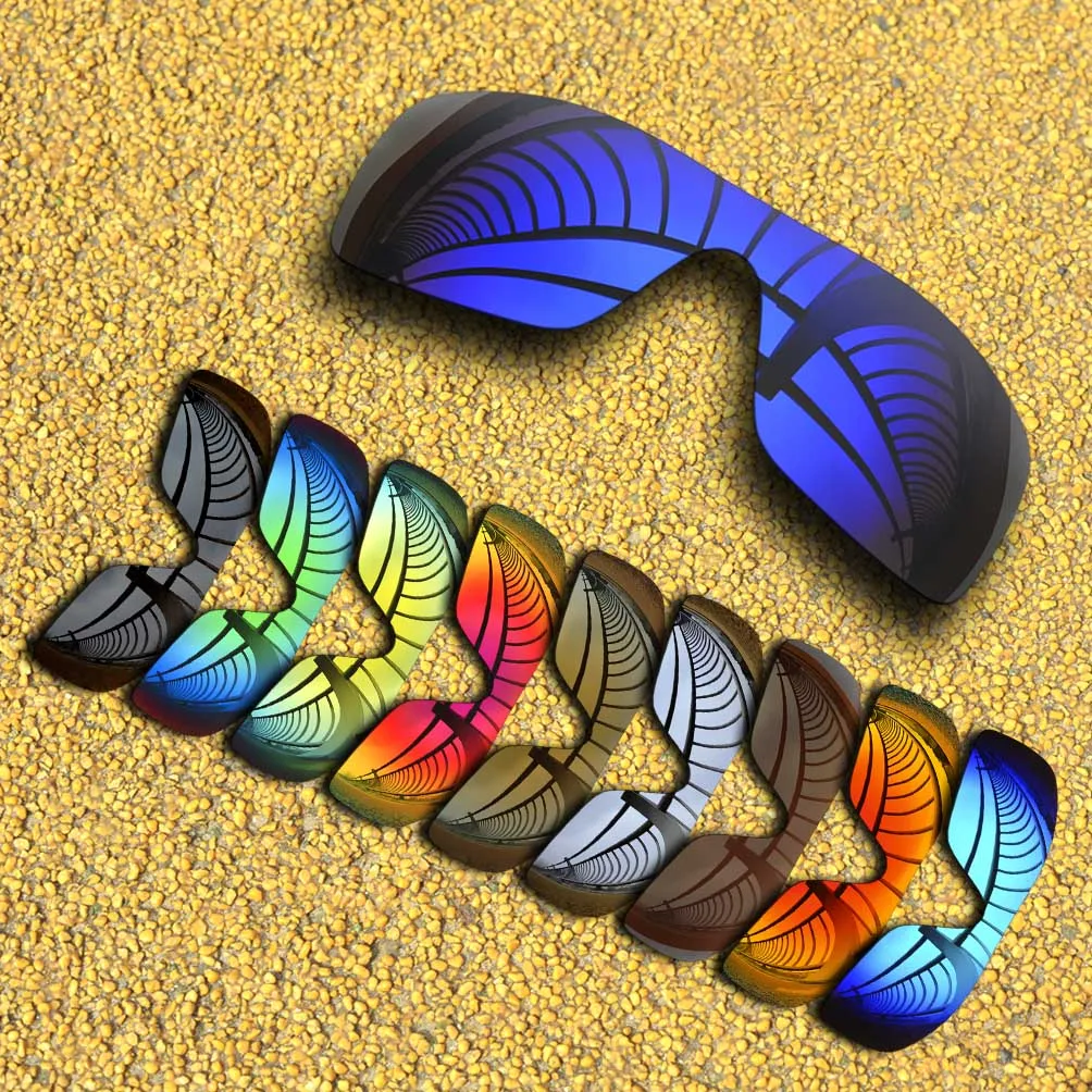 Серебристые зеркальные и фиолетовые поляризованные Сменные линзы для оправы