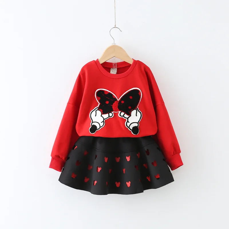 Футболка с длинным рукавом и юбка пачка для девочек|Комплекты одежды девочек| |