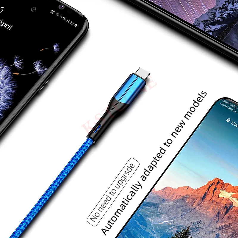 Usb type-C кабель для huawei P30 mate 10 20 lite USB C мобильного телефона 3.0A быстрой зарядки