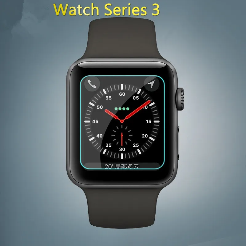 2.5D 9H взрывозащищенное Закаленное стекло для Apple iwatch серии 3 38 мм 42 спортивные